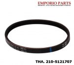 Ιμάντας μικρός, ραβδωτός στεγνωτηρίου ρούχων (288 J) BOSCH-SIEMENS-PITSOS  00154142